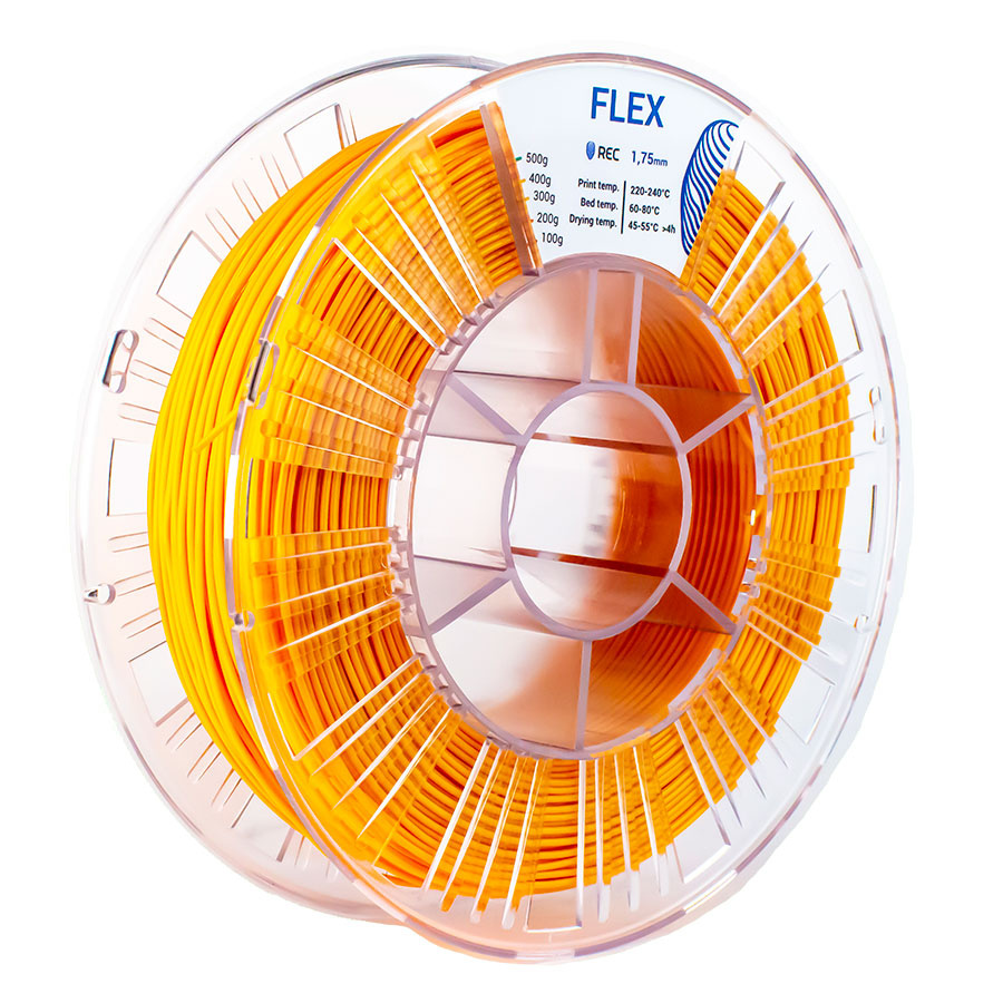 FLEX plastic REC 1.75 mm orange