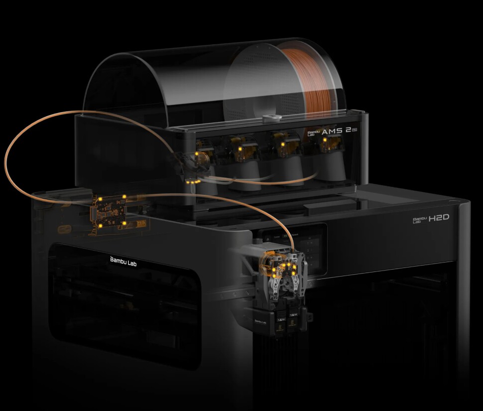 3D-printer Bambu Lab H2D AMS Combo