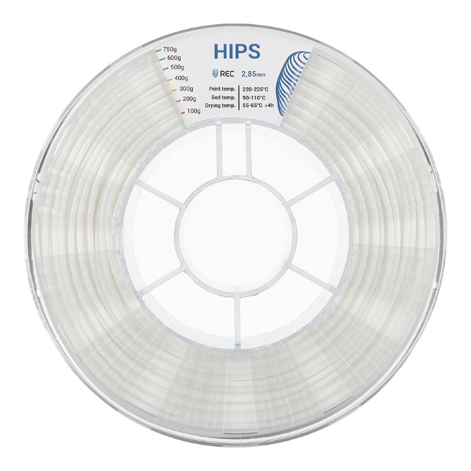 HIPS plastic REC 2.85 mm natural