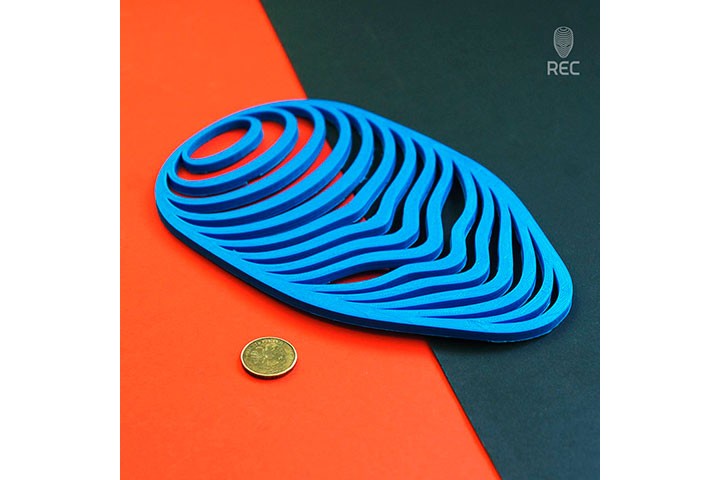 ABS пластик REC 1.75мм голубой 2кг