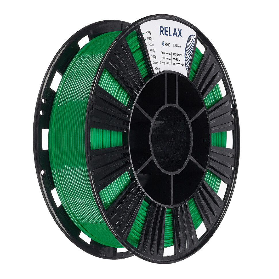 RELAX plastic REC 1.75 mm green