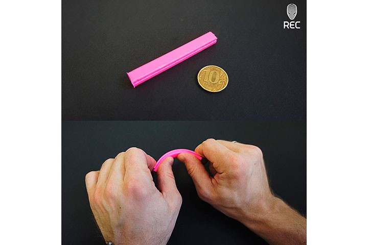 FLEX plastic REC 1.75 mm pink