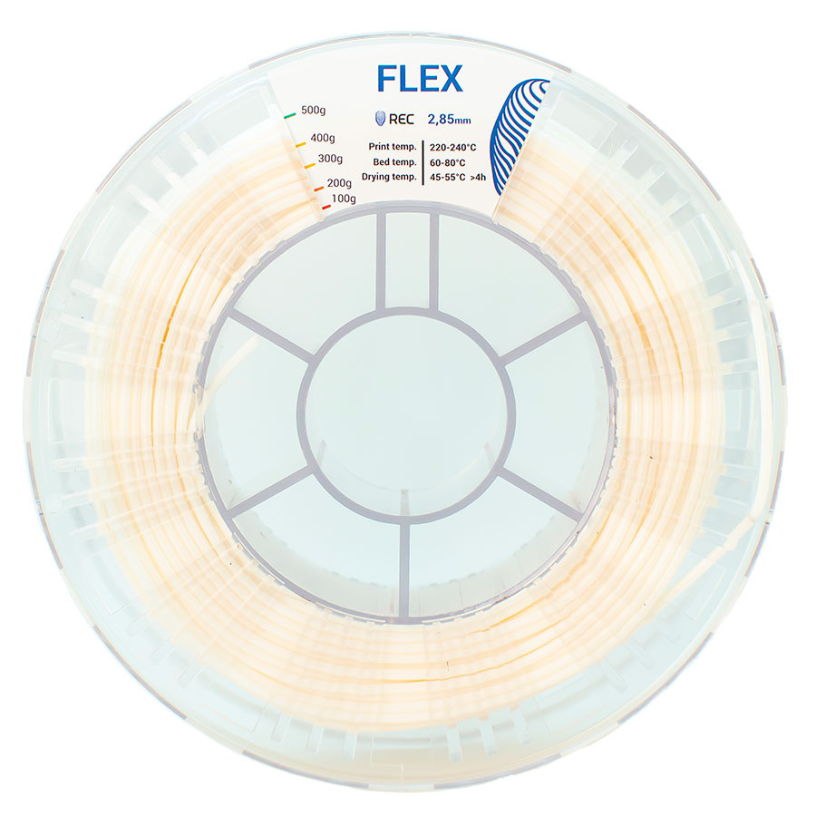 FLEX plastic REC 2.85 mm white