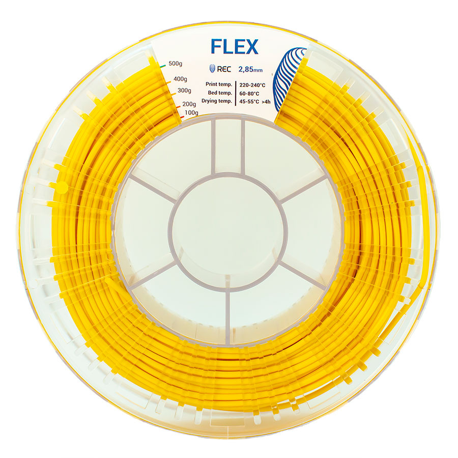 FLEX пластик REC 2.85мм жёлтый