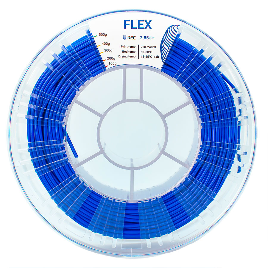 FLEX plastic REC 2.85 mm blue