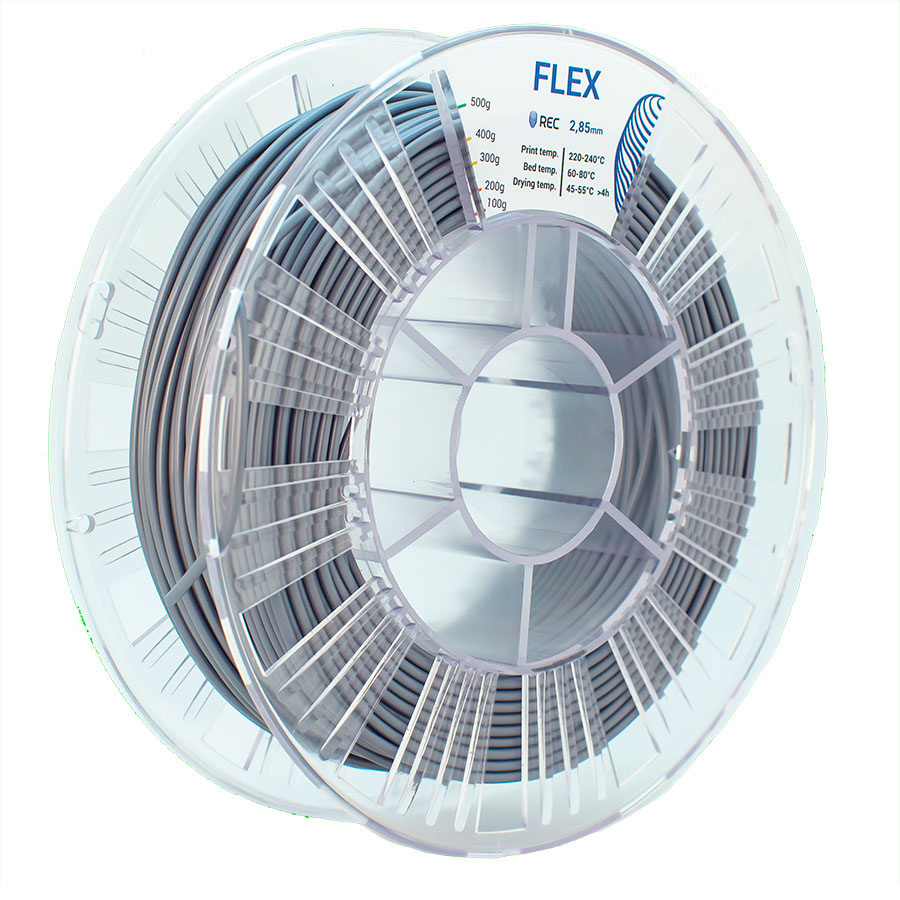 FLEX пластик REC 2.85мм серебристый