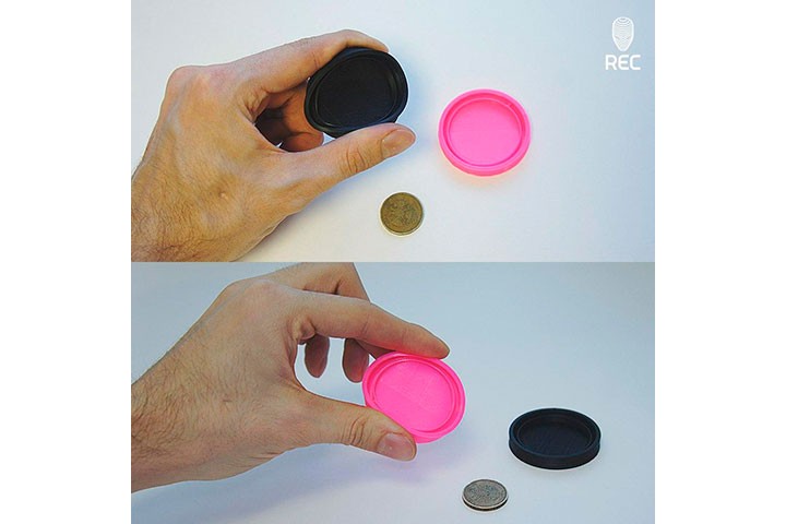 FLEX plastic REC 2.85 mm pink