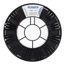 RUBBER пластик REC 1.75мм чёрный