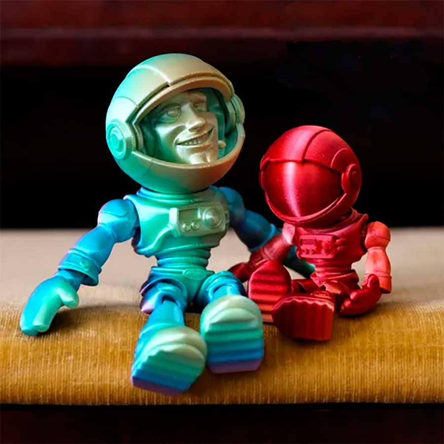 3Д модель фигурка flex астронавта