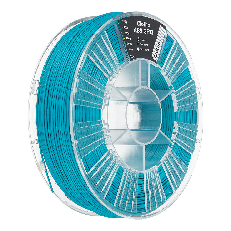 Нить полимерная для 3D принтера Clotho ABS Bluegreen